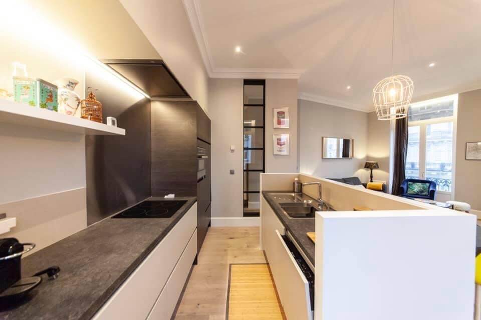 Image représentant la cuisine d'un appartement à vendre sur Lille par agence immobilière de Lille